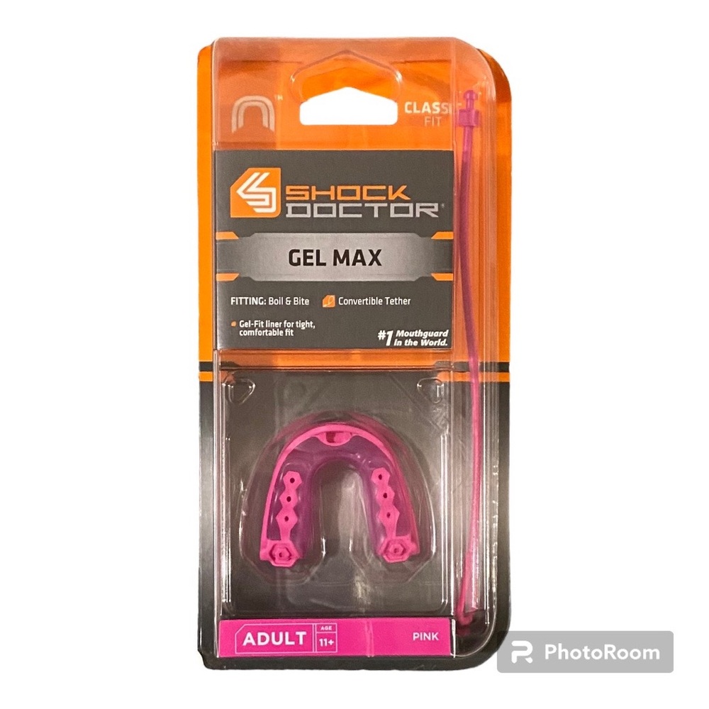 Shock Doctor Gel Max Pink Adult Mouth Guard